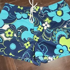 Catalina Blue Floral Swim Trunks